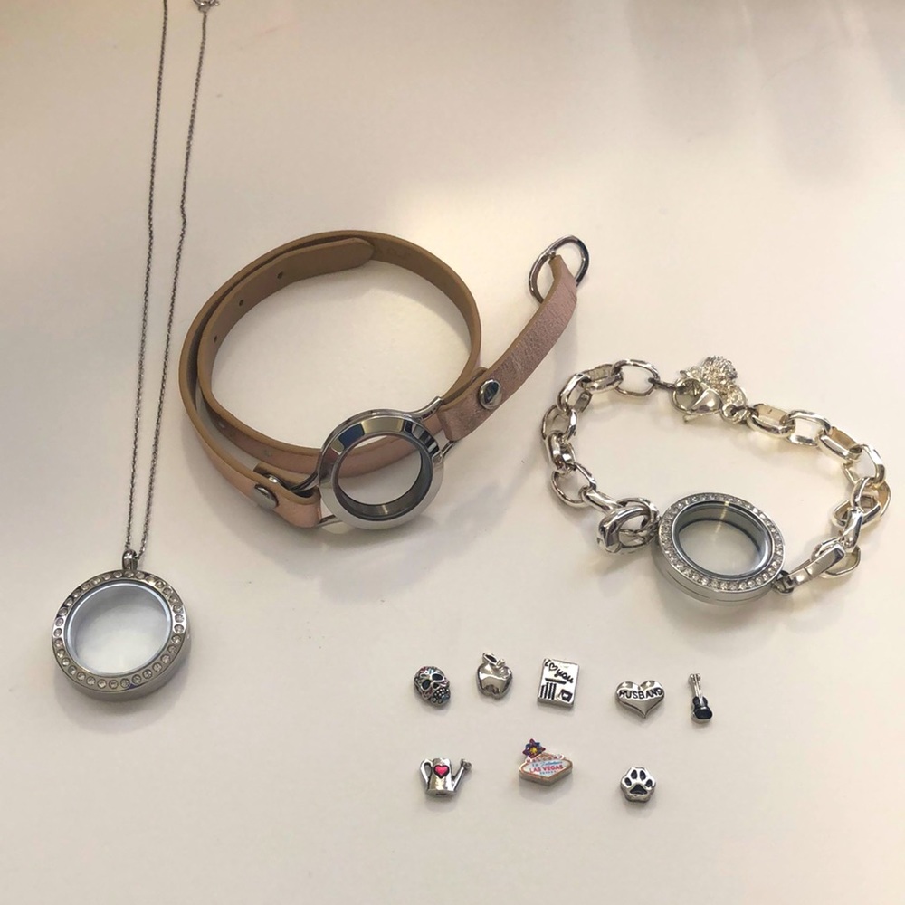 Origami owl jewelry bundle